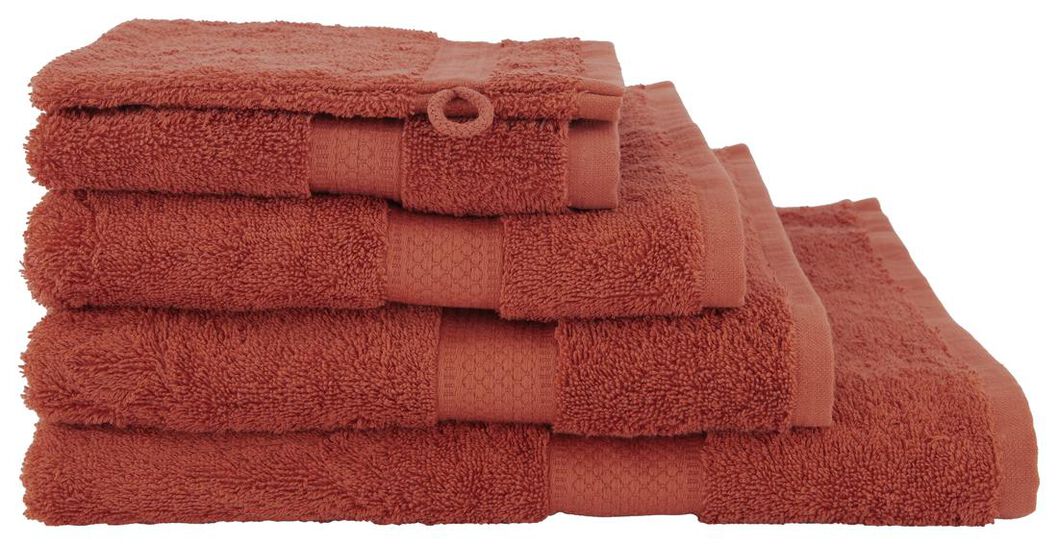 handdoek - zware kwaliteit terra - 1000018650 - HEMA