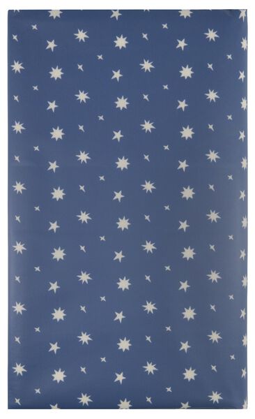 tafelzeil 240x140 polyester blauw sterren - 5320037 - HEMA