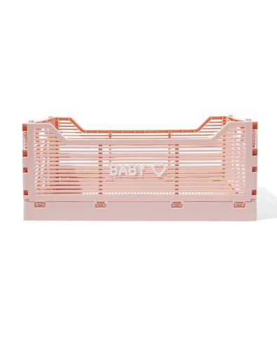 klapkrat letterbord recycled M roze lichtroze M  30 x 40 x 17 - 39811076 - HEMA