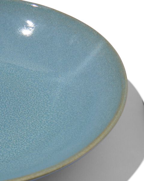 Kip Voorstel vreemd diep bord - 21 cm - Porto - reactief glazuur - blauw - HEMA