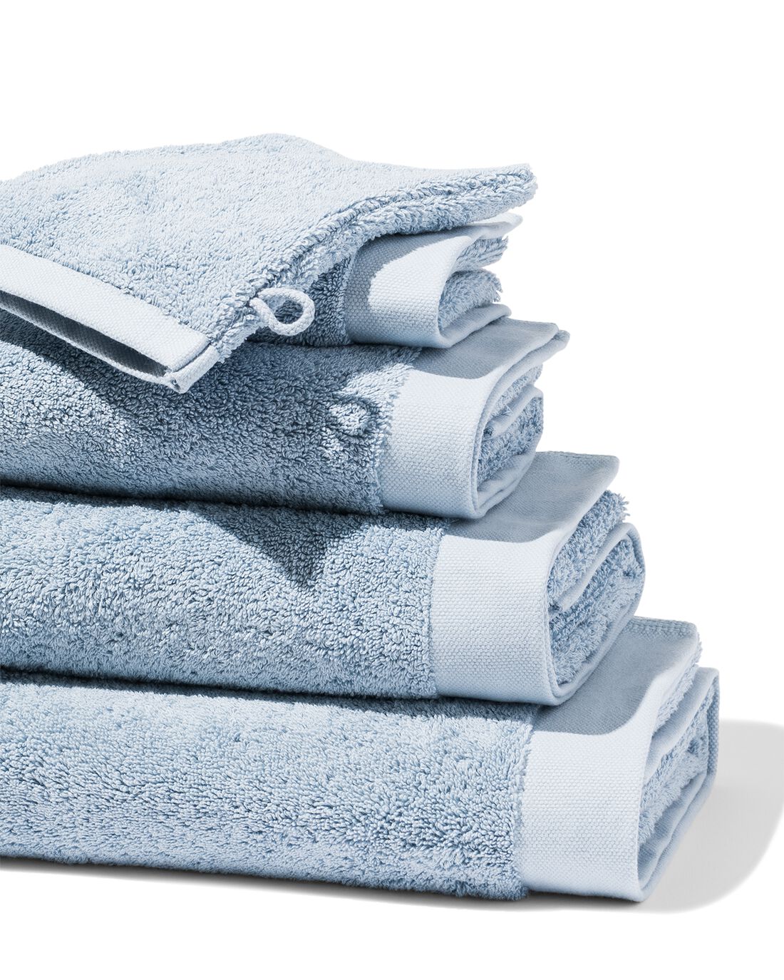 HEMA Handdoeken Hotel Extra Zacht Ijsblauw (ijsblauw)