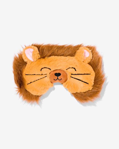 slaapmasker fluffy leeuw - 61120169 - HEMA