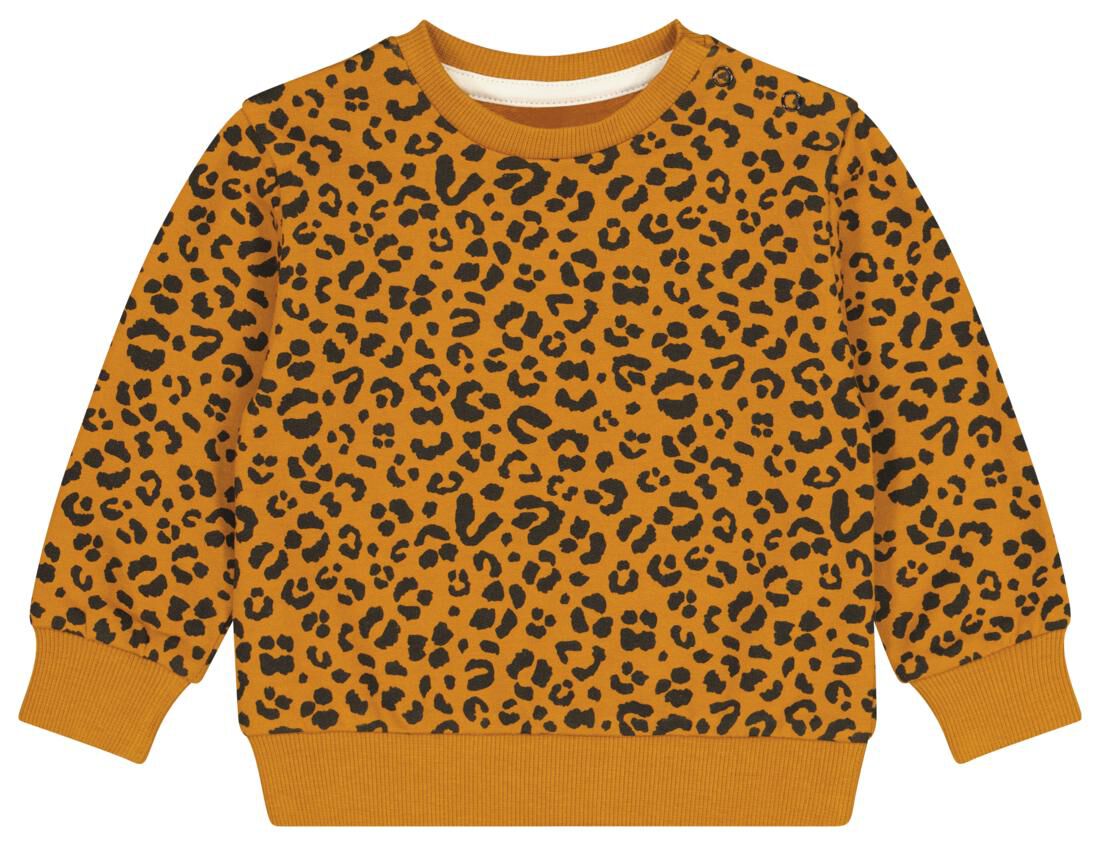 HEMA Baby Sweater Animal Bruin (bruin)