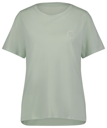 dames t-shirt Alara sunrays lichtgroen M - 36235447 - HEMA