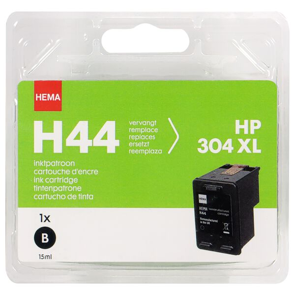 HEMA cartridge H44 voor de HP 304XL zwart - 38399224 - HEMA