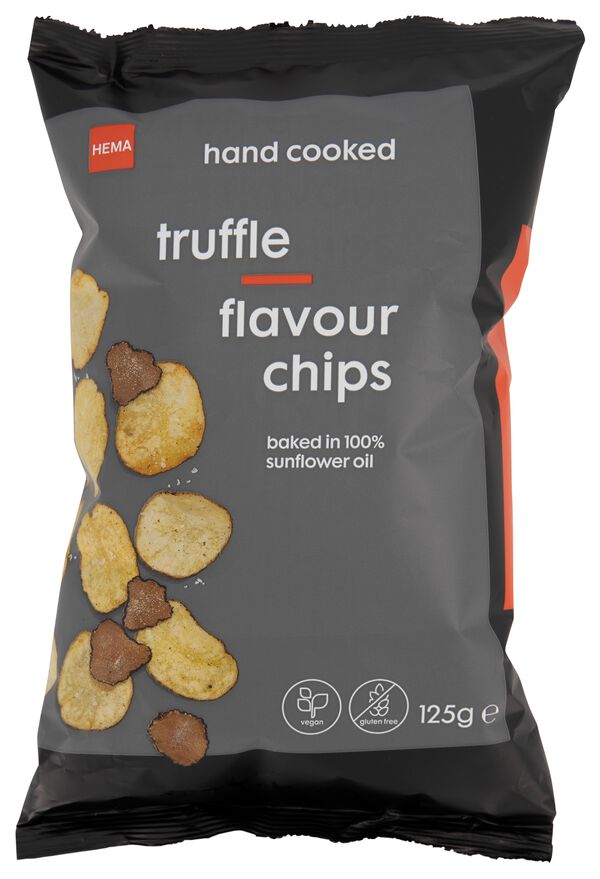 chips met truffelsmaak glutenvrij 125gr - 10675018 - HEMA