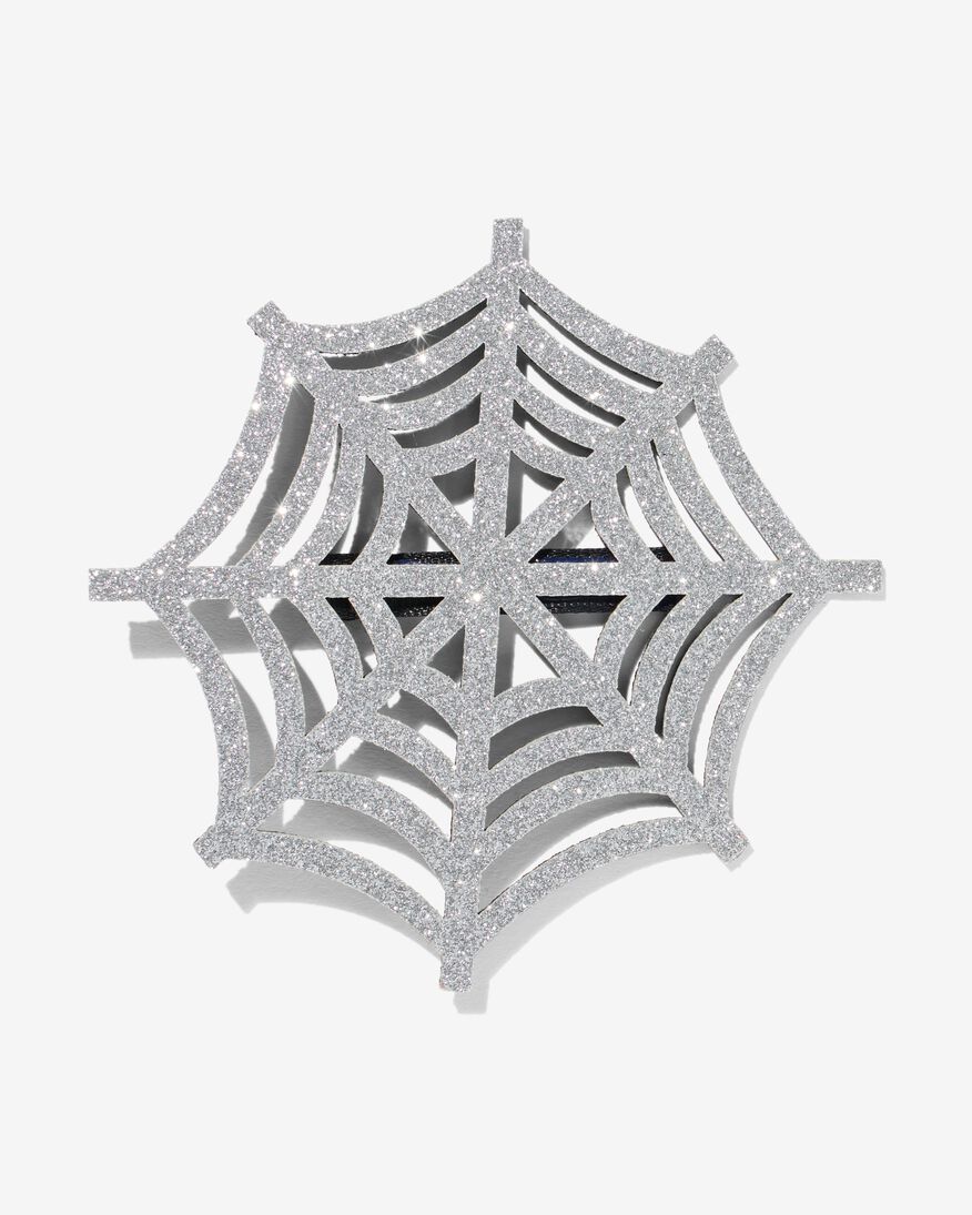 haarclip glitter spinnenweb - 25200809 - HEMA