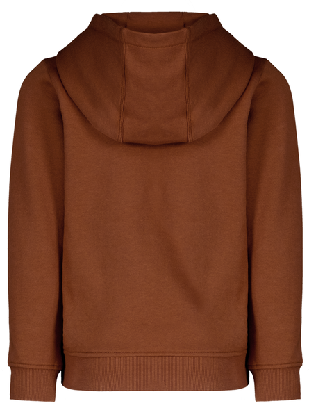 kinder sweater met capuchon bruin bruin - 1000028774 - HEMA