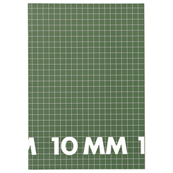 schriften groen A4 geruit 10 mm - 3 stuks - 14101622 - HEMA