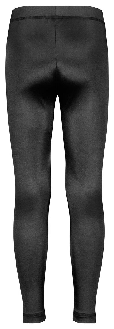 kinder legging met glans zwart - 1000028644 - HEMA