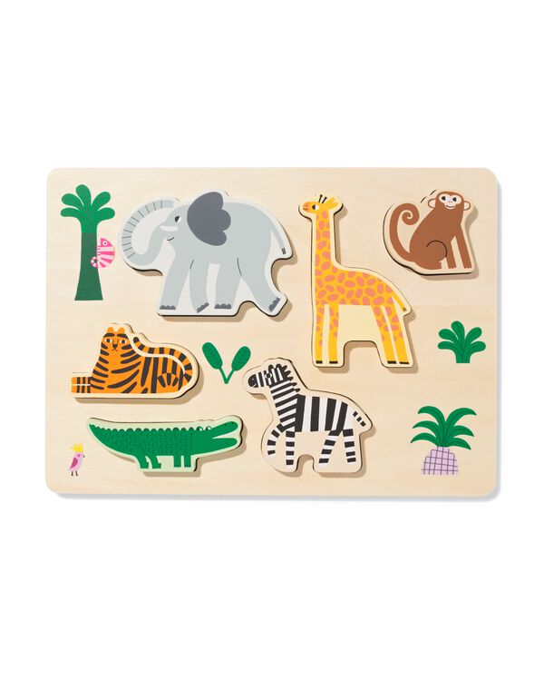 voelpuzzel 30x22cm wild hout - 15100222 - HEMA