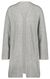 damesvest lang lichtgrijs - 1000025629 - HEMA