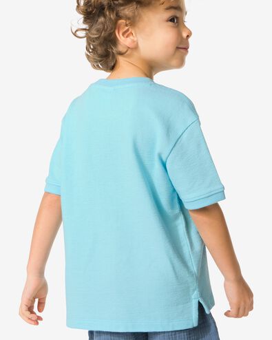 kinder T-shirt sweat aqua aqua - 30742107AQUA - HEMA