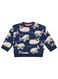 babysweater donkerblauw donkerblauw - 1000017523 - HEMA
