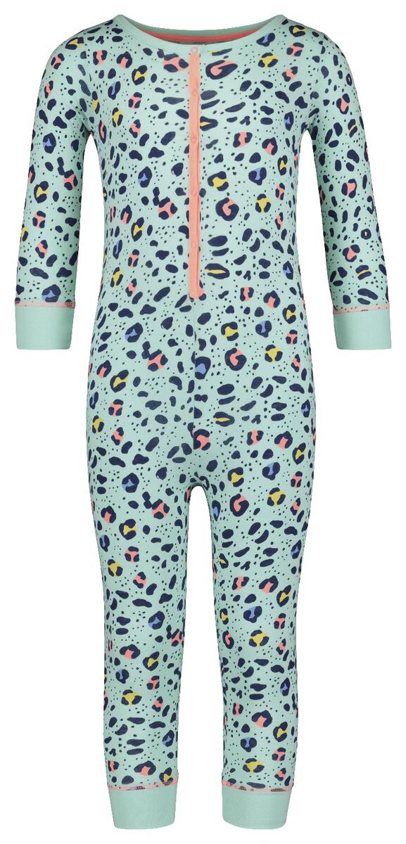 Pijl Schurend samenvoegen kinderjumpsuit pyjama blauw - HEMA