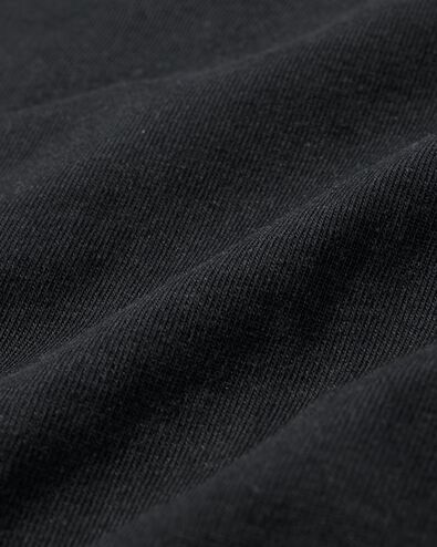 kinder basis t-shirts stretch katoen - 2 stuks zwart 98/104 - 30729419 - HEMA