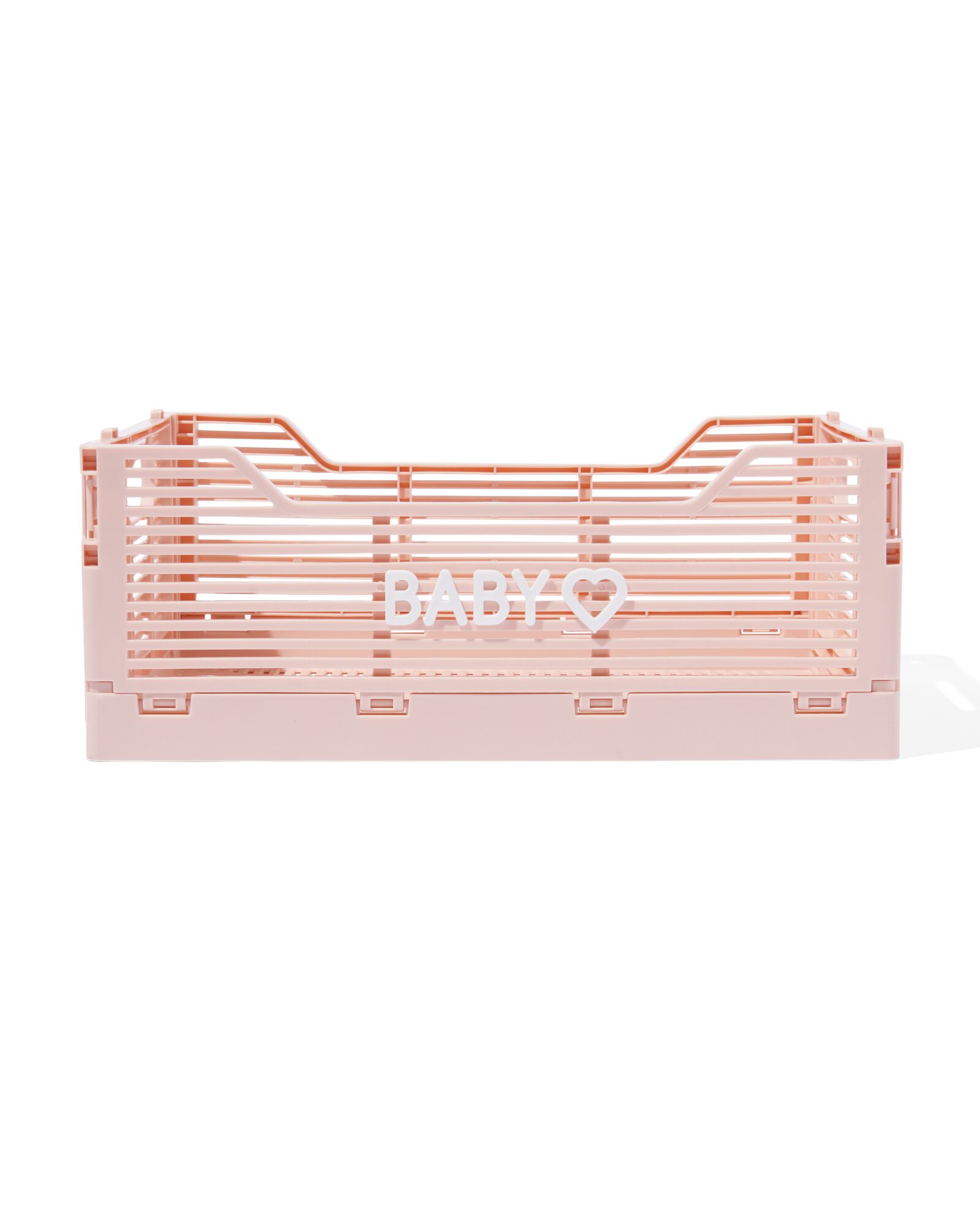 klapkrat letterbord recycled S roze lichtroze 20 x 30 x 11,5 - 39811071 - HEMA