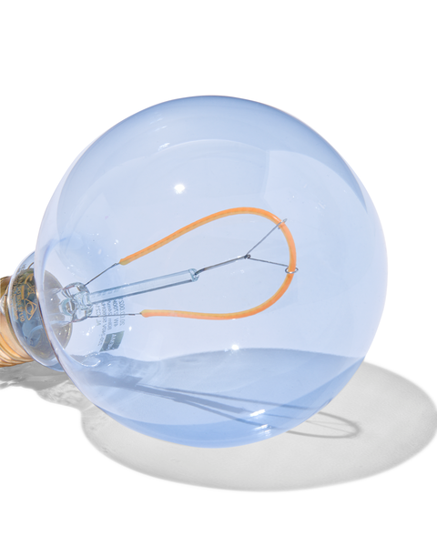 LED lamp 4W - 80 lm - globe - G95 - blauw - 20000021 - HEMA