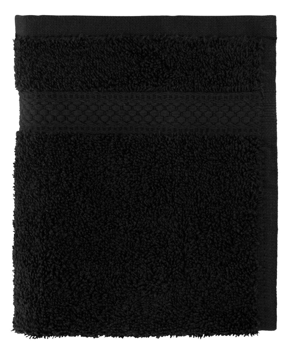 gastendoek 33x50 zware kwaliteit zwart zwart gastendoekje - 5210134 - HEMA