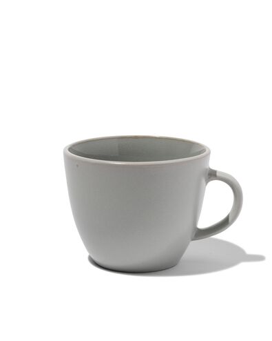 mok 420ml Helsinki reactief glazuur lichtgrijs - 9602019 - HEMA