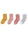 4-pak kindersokken roze roze - 1000012874 - HEMA