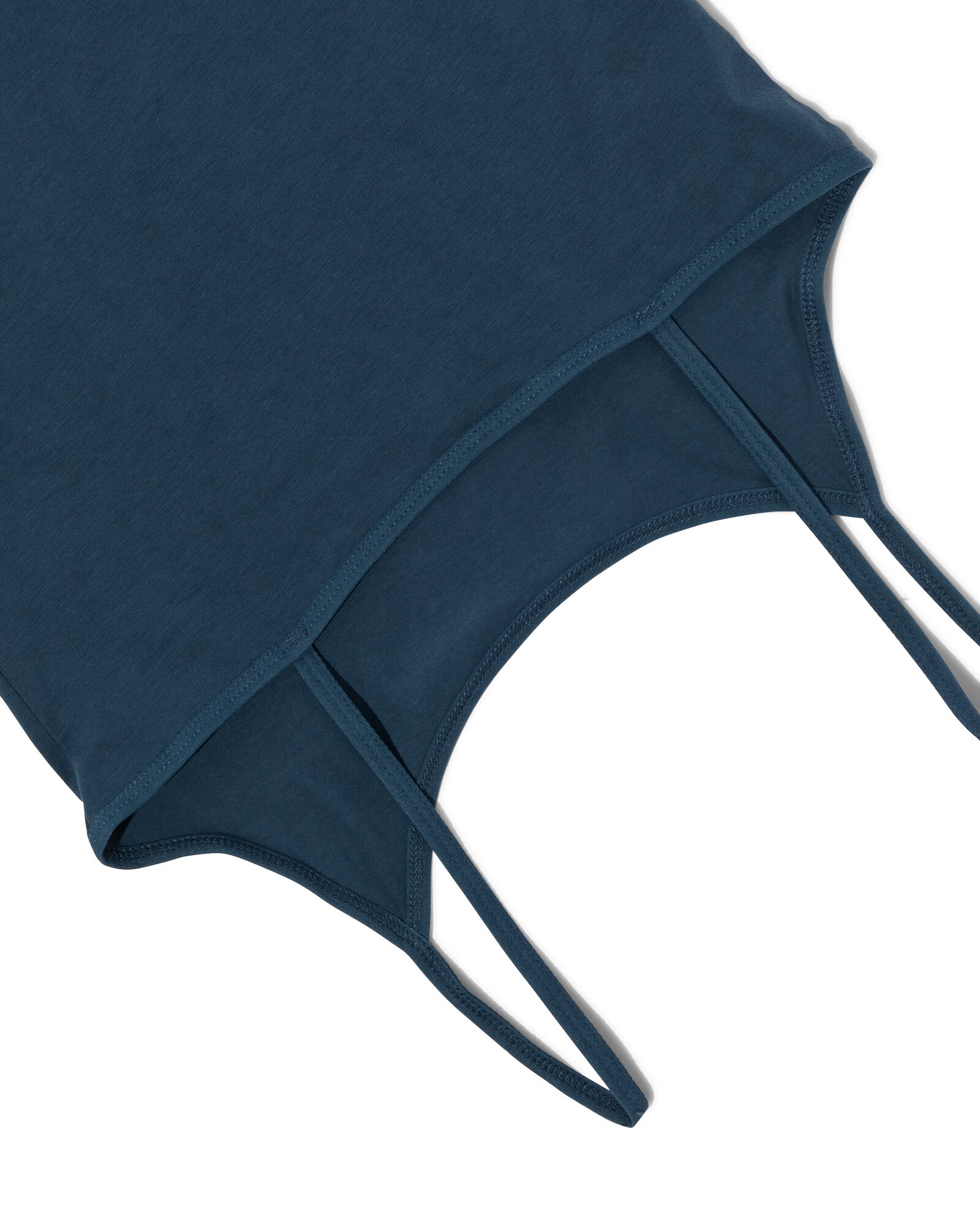 dameshemd spaghettibandjes middenblauw S - 19699912 - HEMA