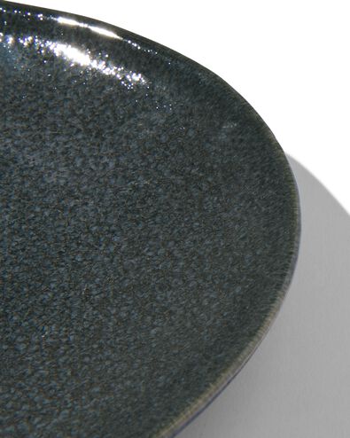 ovale schaal 30cm Porto reactief glazuur zwart - 9602036 - HEMA