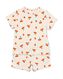 baby kledingset shirt en short badstof perzik ecru ecru - 1000030978 - HEMA