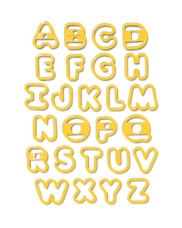 uitdrukvormpjes alfabet - 80842024 - HEMA