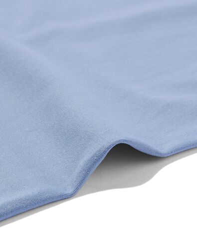 dameshemd naadloos micro middenblauw middenblauw - 19680260MIDBLUE - HEMA