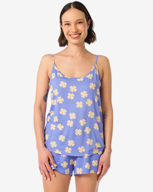 nijntje damespyjama micro blauw blauw - 23410415BLUE - HEMA