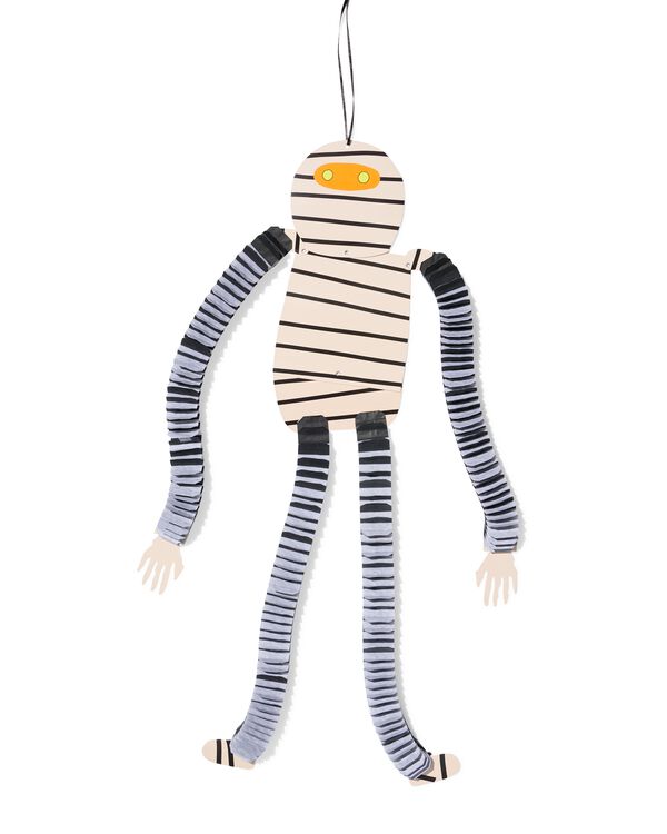 hangend skelet 150x17cm papier Halloween - 25200371 - HEMA