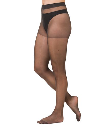 4-pak glans pantys 20 denier antraciet antraciet - 1000000738 - HEMA