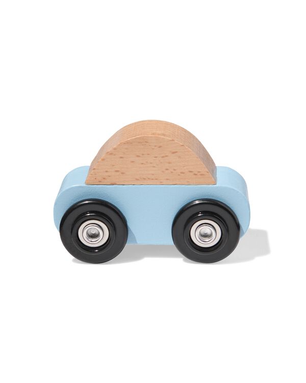 auto 6.5x4x3cm hout - 15100366 - HEMA