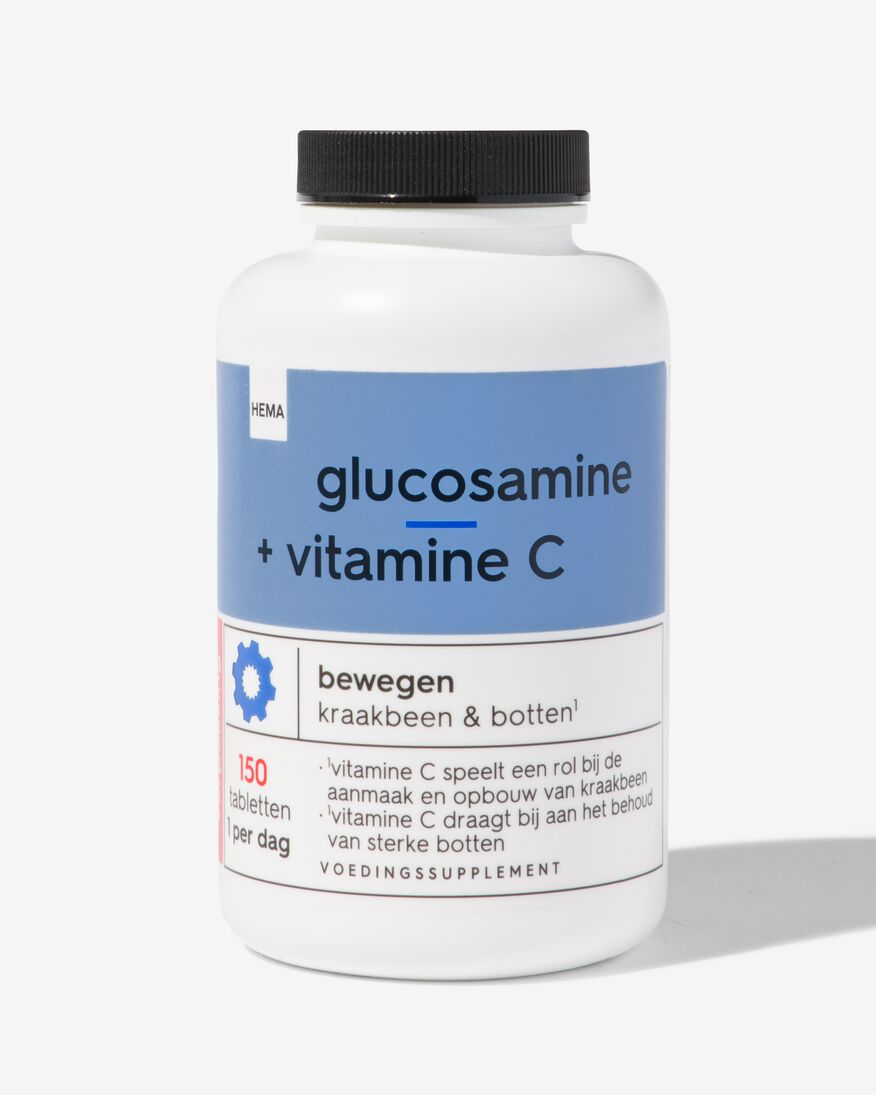 glucosamine + vitamine C - 150 stuks - 11404008 - HEMA