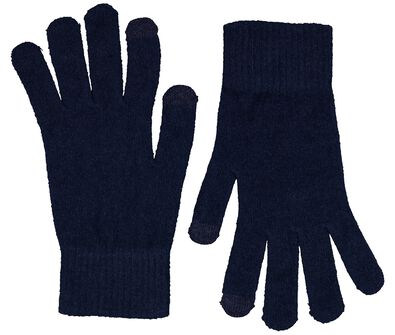 dameshandschoenen touchscreen blauw - 1000025225 - HEMA