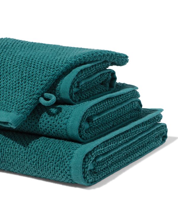 handdoek 2e kans recycled katoen groen groen - 2000000381 - HEMA