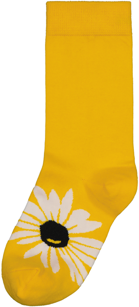 sokken met katoen good days geel geel - 1000029363 - HEMA