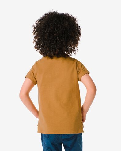 kinder t-shirt bruin - 1000030902 - HEMA