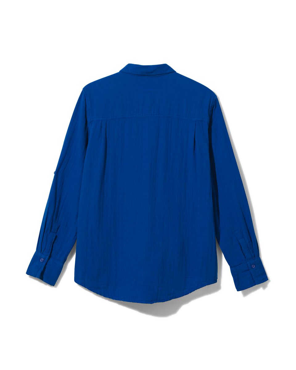 vorm Niet ingewikkeld Caroline dames blouse Jaimy blauw - HEMA