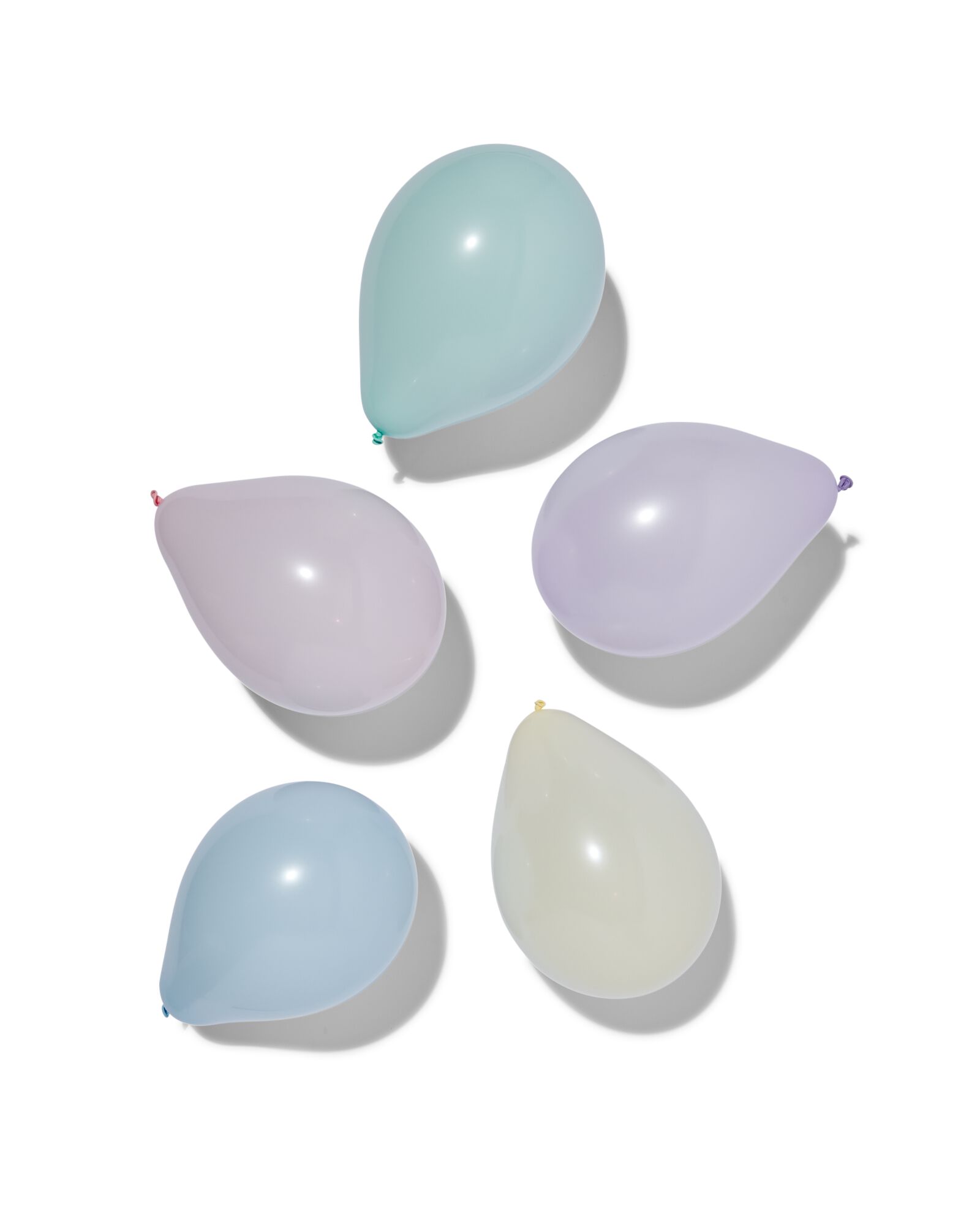 ballonnen pastel 23 cm - 10 stuks - 14200305 - HEMA