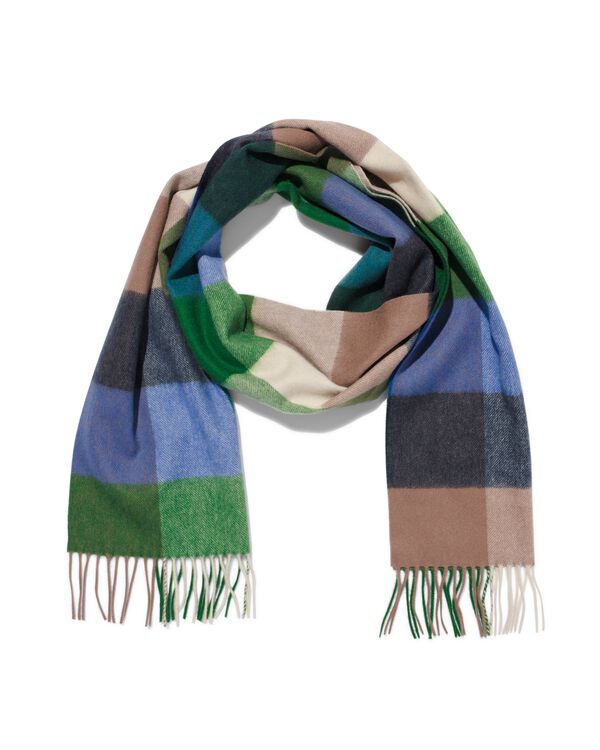 heren sjaal van wol 180x30 - 16532630 - HEMA
