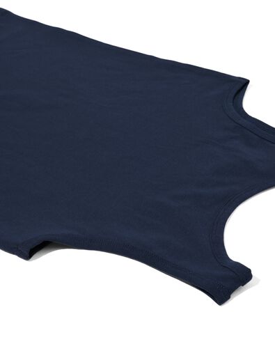kinder hemden basic stretch katoen - 2 stuks blauw 158/164 - 19280793 - HEMA