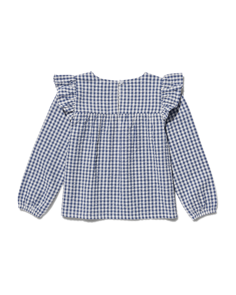 kinder blouse seersucker lichtblauw lichtblauw - 1000030016 - HEMA