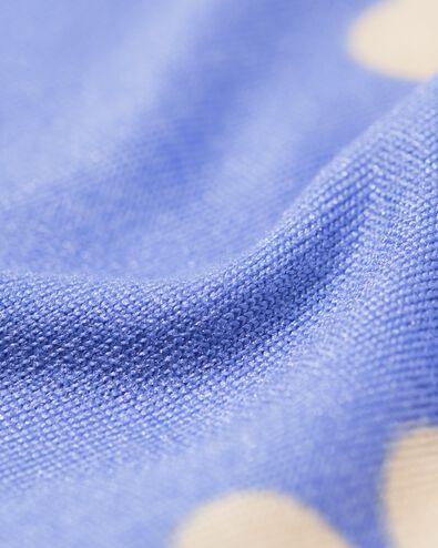 damesnachthemd micro blauw M - 23410308 - HEMA