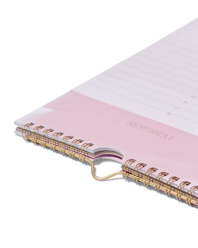 verjaardagskalender 28x16 paars - 14190080 - HEMA
