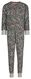 kinder jumpsuit pyjama dierenprint grijsmelange - 1000020702 - HEMA