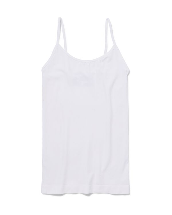 licht corrigerend dames hemd bamboe wit wit - 1000030267 - HEMA
