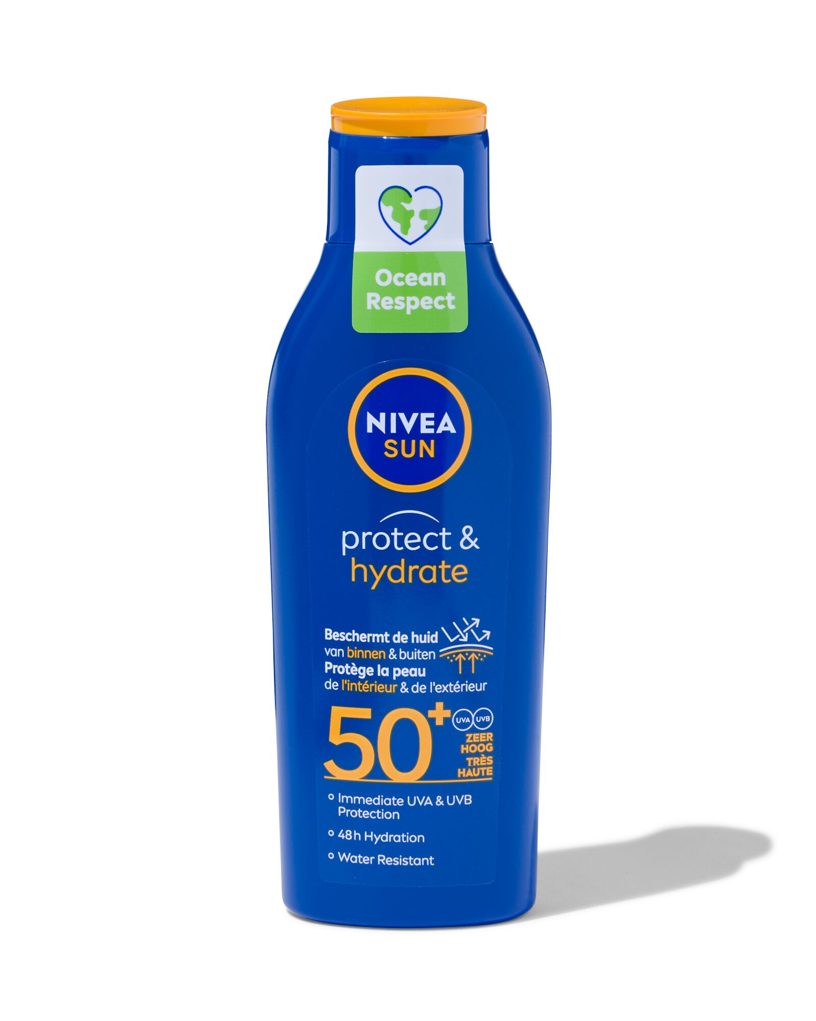 NIVEA SUN protect & hydrate zonnemelk SPF50+ 200ml - 11610907 - HEMA