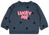 babysweater lucky me blauw - 1000022186 - HEMA